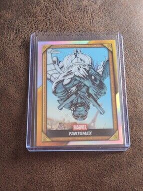 2/10🍀2025 Topps Chrome Deadpool- Marvel- Comic Book Gold- CB-27- Fantomex